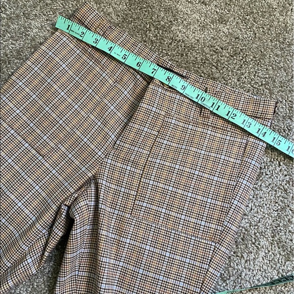 ZARA HOUNDSTOOTH Demi flare pants - Picture 13 of 14